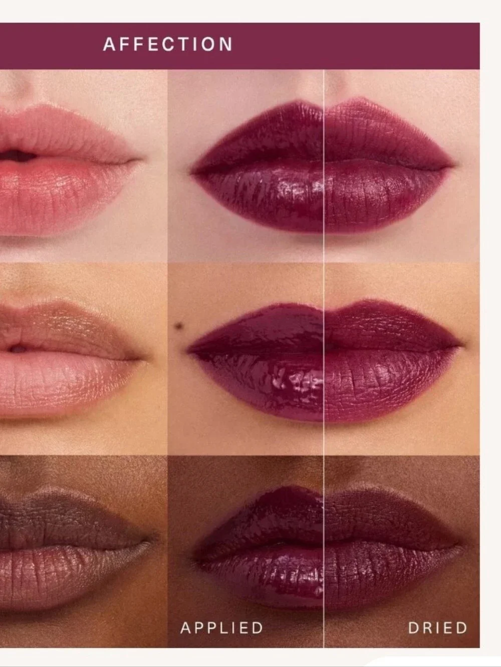 Rare Beauty Soft Pinch Tinted Lip Oil — Affection (Deep Berry)